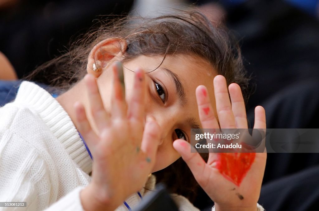 Welcoming ceremony for Syrian refugees in Rome