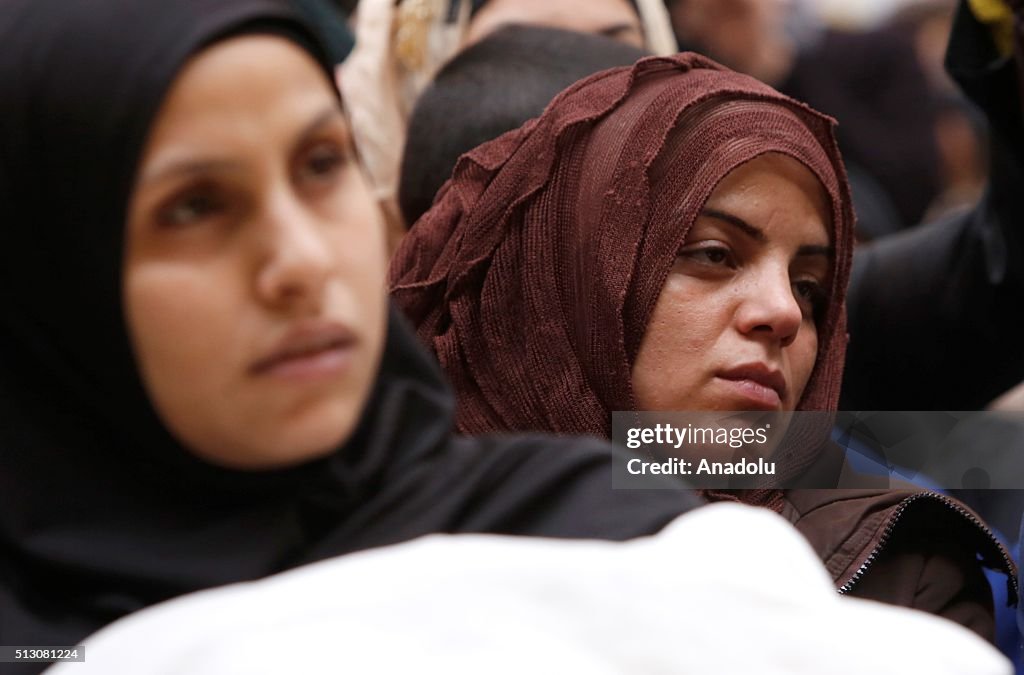 Welcoming ceremony for Syrian refugees in Rome