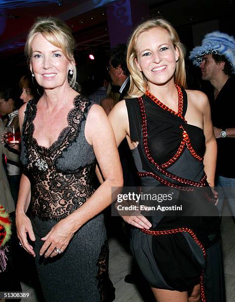 Hilary and Alannah Weston attend the Holt Renfrew party during the 2004 Toronto International Film Festival on September 14, 2004 in Toronto, Canada.