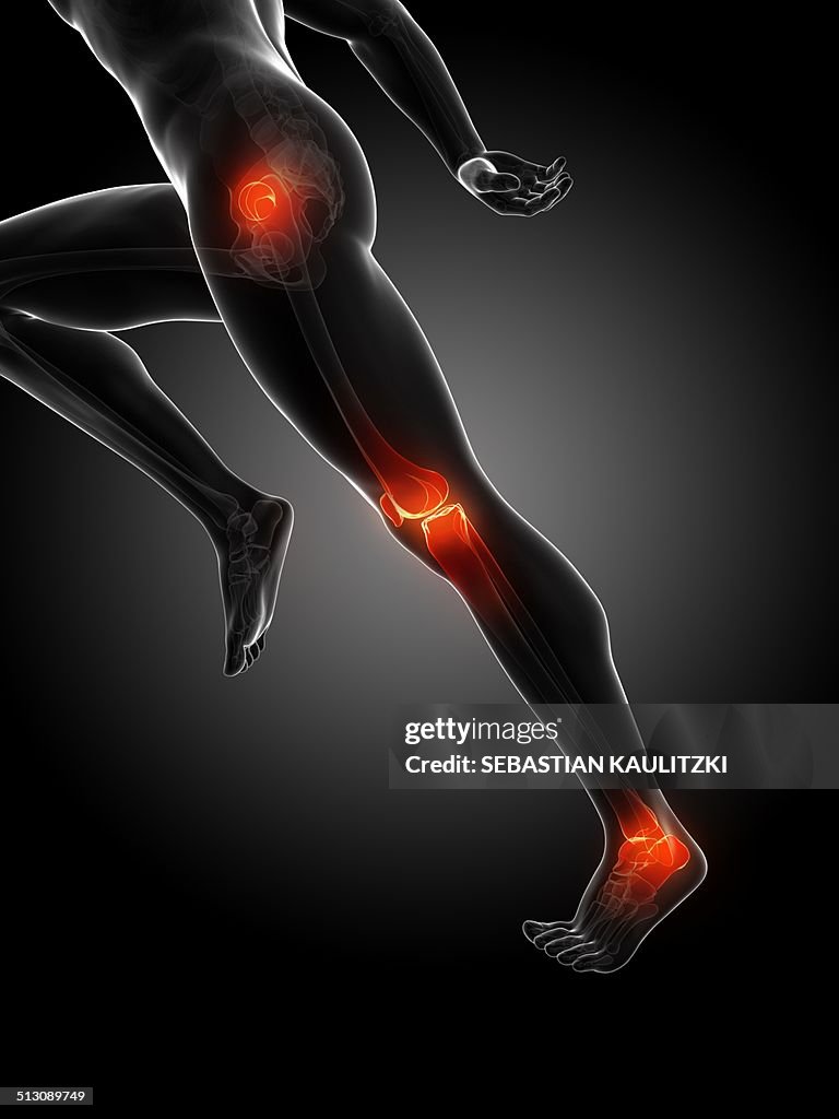 Running Joint Pattern Runners Joints Artwork High-Res Vector Graphic - Getty Images