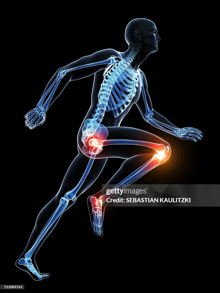 Running Joint Pattern Runners Joints Artwork High-Res Vector Graphic - Getty Images