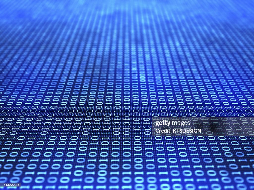 Binary Code Artwork High-Res Vector Graphic - Getty Images