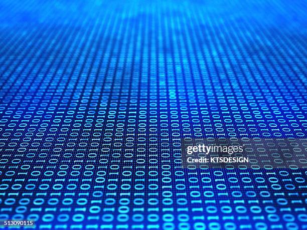 binary code, artwork - blue binary code stock illustrations
