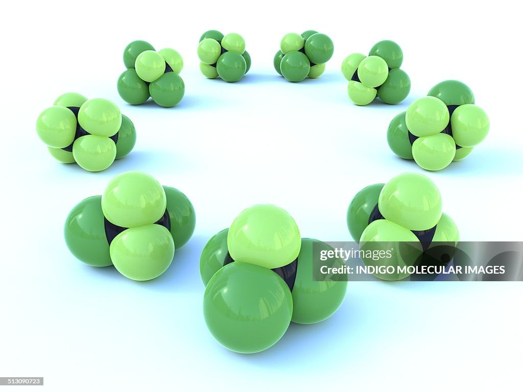 Cfc Geometry Cfc Molecular Structures Artwork High-Res Vector Graphic - Getty Images