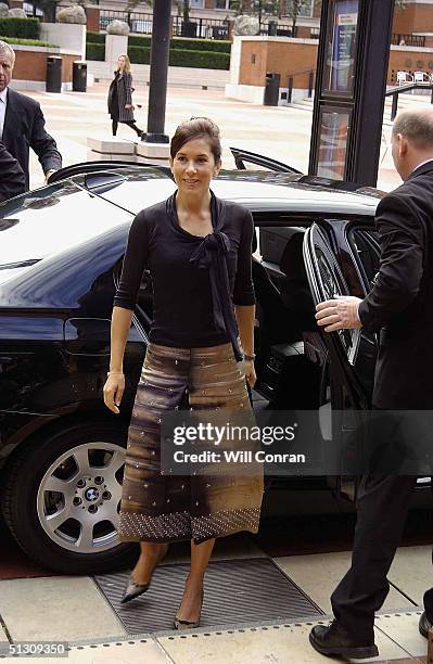 The Crown Princess Mary of Denmark attends the Hans Christian Andersen 2005 worldwide celebration of the work and life of the famous Danish...