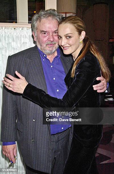 David Bailey and his wife Catherine attend the Launch Party for David Bailey's Book "Chasing Rainbows" hosted by Lucy Yeomans at Gordon Ramsay's...