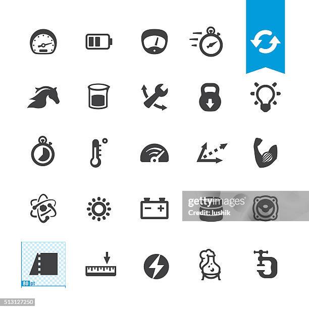 unit converter vector icons - vice grip stock illustrations