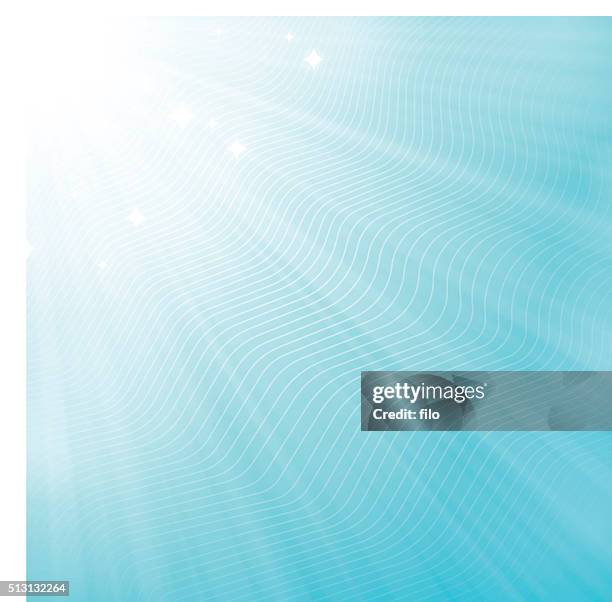 blue sun glow abstract - sunrise timelapse stock illustrations
