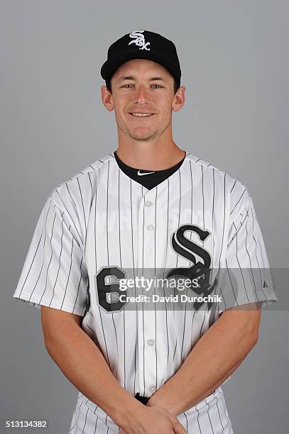 Rob Brantly of the Chicago White Sox poses during Photo Day on Saturday, February 27, 2016 at Camelback Ranch in Glendale, Arizona.