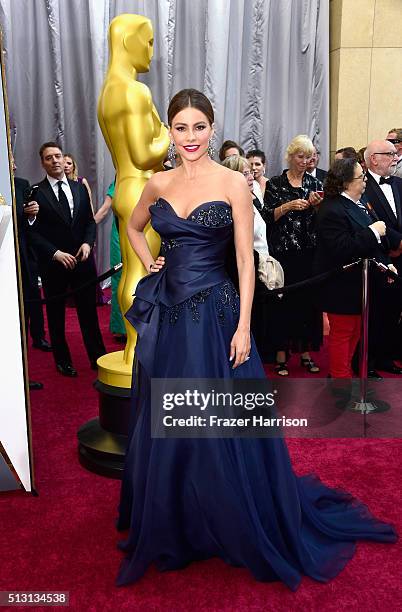 Actress Sofía Vergara attends the 88th Annual Academy Awards at Hollywood & Highland Center on February 28, 2016 in Hollywood, California.