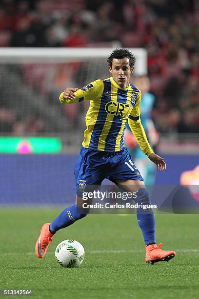 Madeira's forward Danilo Dias during the match between SL Benfica and Uniao da Madeira for Portuguese Primeira Liga at Estadio da Luz on FEBRUARY 29,...