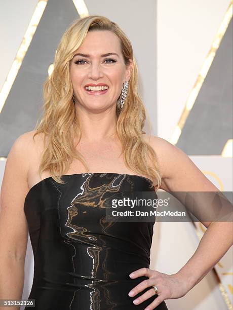 Actress Kate Winslet attends the 88th Annual Academy Awards at Hollywood & Highland Center on February 28, 2016 in Hollywood, California.