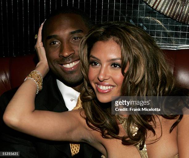 Basketball player Kobe Bryant and wife Vanessa at the official after party for the 2004 World Music Awards, September 15, 2005 at Body English in the...