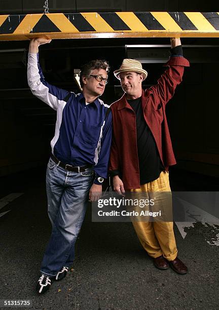 Director Wim Wender and actor John Diehl pose for a portrait while promoting the film "Land Of Plenty" at the Toronto International Film Festival...