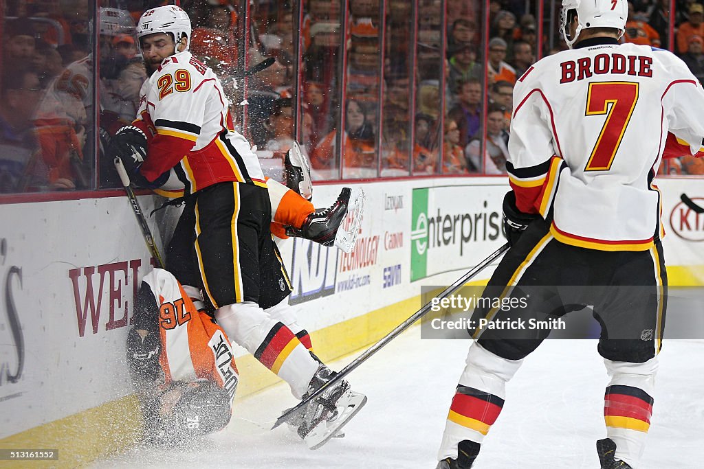 Calgary Flames v Philadelphia Flyers