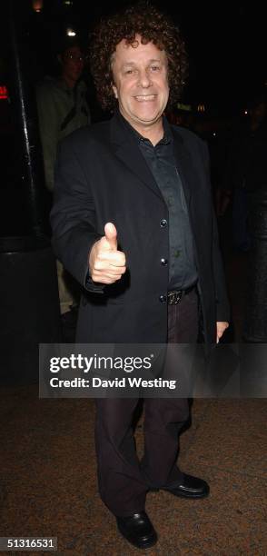 Singer Leo Sayer attends the launch party for the "The Jimi Hendrix Experience", the world's largest collection of Jimi Hendrix memorabilia said to...