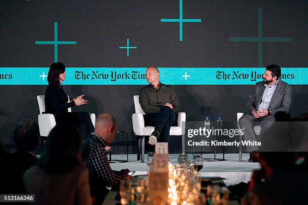 Beth Comstock, Vice Chair of GE, Tony Fadell, Founder and CEO of Nest and SVP of Google, and Charles Duhigg, Senior Editor of The New York Times,...