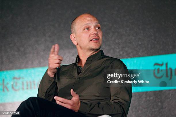 Tony Fadell, Founder and CEO of Nest and SVP of Google, speaks onstage at The New York Times New Work Summit on February 29, 2016 in Half Moon Bay,...