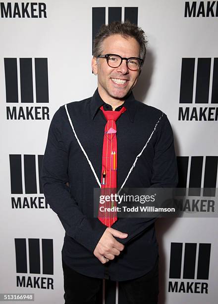 Internet personality John Masse of "Muffalo Potato" attends the Maker Studios' SPARK premiere at Arclight Cinemas on February 29, 2016 in Culver...