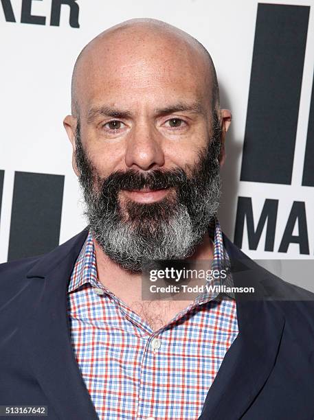 Head of Maker Studios Courtney Holt attends the Maker Studios' SPARK premiere at Arclight Cinemas on February 29, 2016 in Culver City, California.