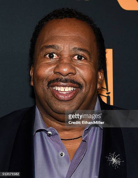 Actor Leslie David Baker attends the 20th Century Fox Academy Awards after party at Hollywood Athletic Club on February 28, 2016 in Hollywood,...