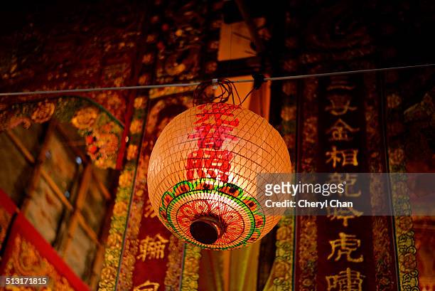 paper lantern at chinese hungry ghosts festival - hungry ghost festival stock pictures, royalty-free photos & images
