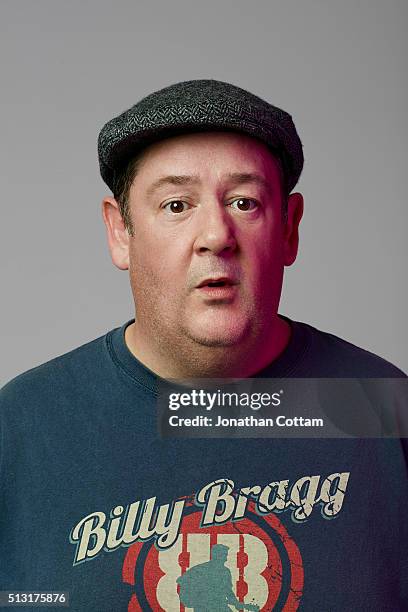 Actor and comedian Johnny Vegas is photographed on December 3, 2015 in London, England.