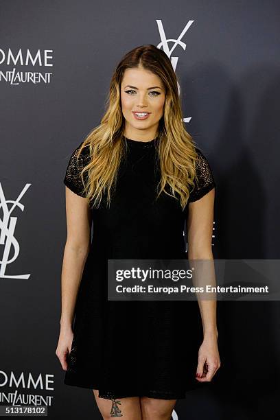 Alyson Eckmann attends the Yves Saint Laurent Beauty cocktail party at Espacio Molteni & Co. On February 29, 2016 in Madrid, Spain.