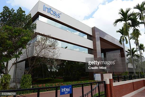 The 150,000 sq. Ft Infosys Heritage building was opened in 1994 and designed by city-based architect Prem Chandavarkar on May 20, 2012 in Bengaluru,...