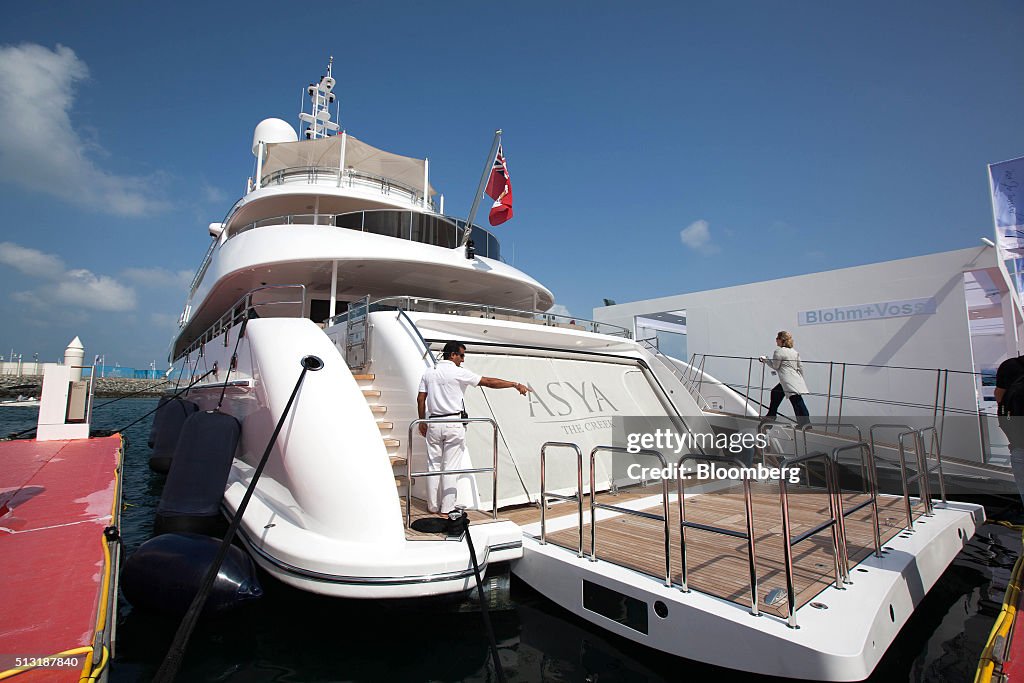 Luxury Yachts At The Dubai International Boat Show