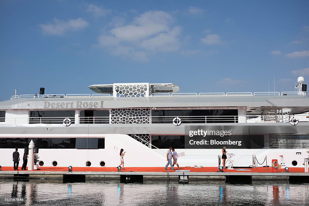 Luxury Yachts At The Dubai International Boat Show