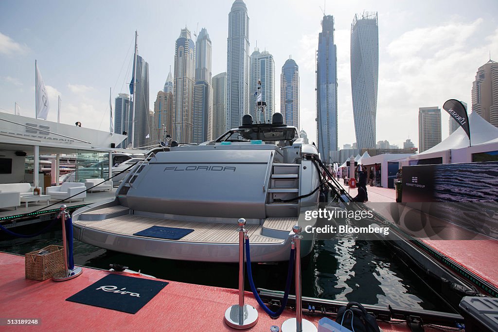 Luxury Yachts At The Dubai International Boat Show