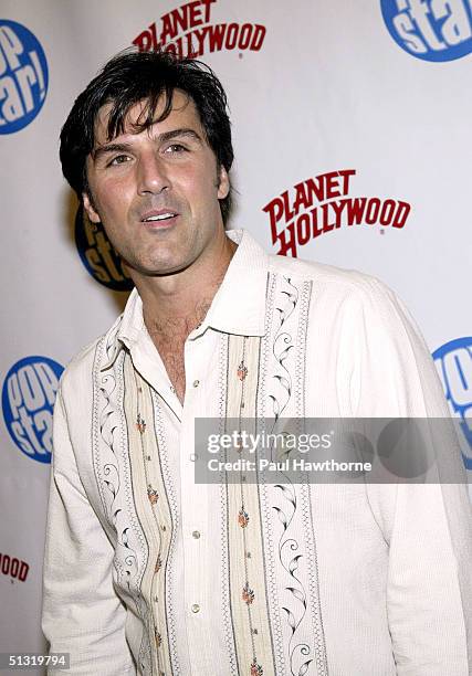 Actor Vincent Irizarry attends Popstar! Magazine's album release party for Jesse McCartney's new CD "Beautiful Soul" on September 17, 2004 at Planet...