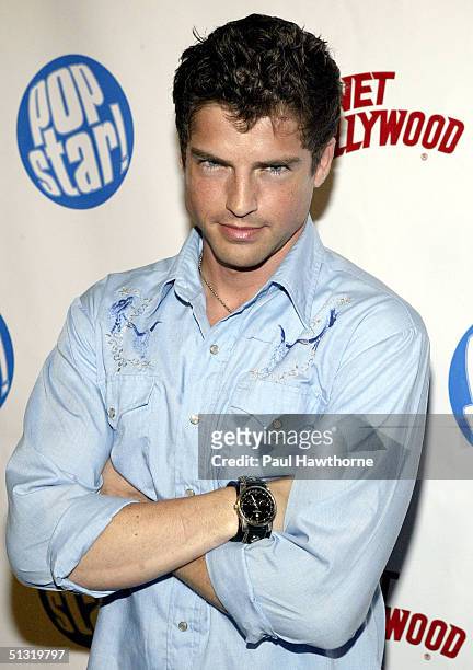 Actor Scott Bailey attends Popstar! Magazine's album release party for Jesse McCartney's new CD "Beautiful Soul" on September 17, 2004 at Planet...