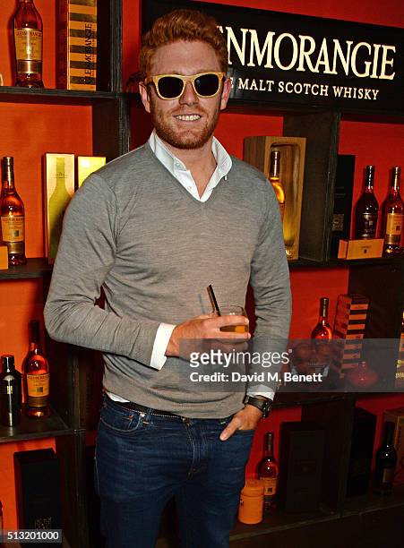 Cricketer Jonny Bairstow attends the launch of Glenmorangie and Finlay & Co. Collaboration 'Beyond the Cask' on March 1, 2016 in London, England.