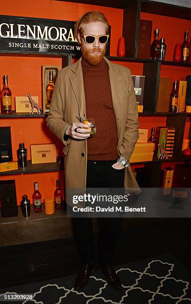 Gwilym Pugh attends the launch of Glenmorangie and Finlay & Co. Collaboration 'Beyond the Cask' on March 1, 2016 in London, England.