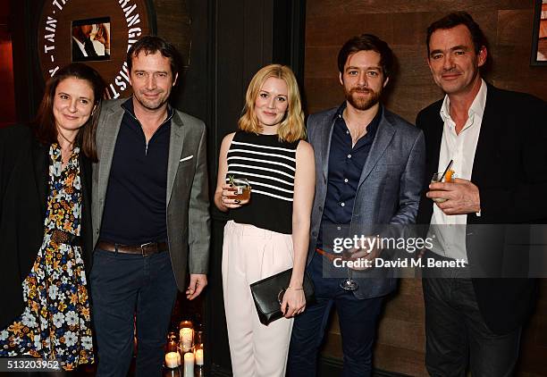 Jessica Adams, James Purefoy, Cara Theobold, Richard Rankin and Richard Lintern attend the launch of Glenmorangie and Finlay & Co. Collaboration...