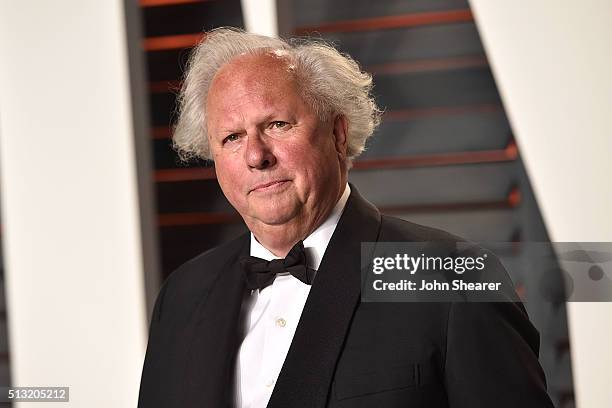 Host Graydon Carter arrives at the 2016 Vanity Fair Oscar Party Hosted By Graydon Carter at Wallis Annenberg Center for the Performing Arts on...