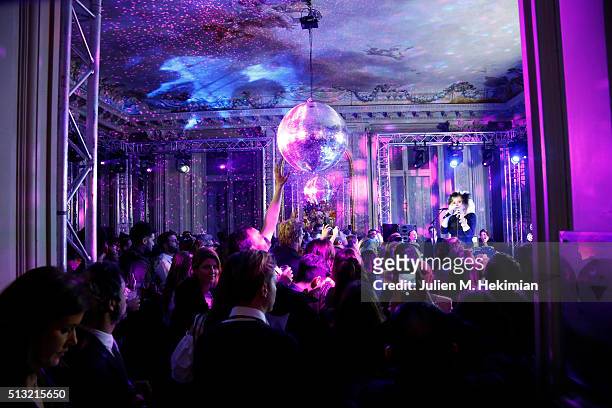 Debbie Harry on stage during Prom 2016 Party hosted by Coach for the Paris Flagship opening as part of the Paris Fashion Week Womenswear Fall/Winter...