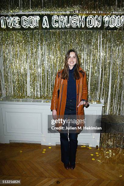 Helena Tejedor attends Prom 2016 Party hosted by Coach for the Paris Flagship opening as part of the Paris Fashion Week Womenswear Fall/Winter...