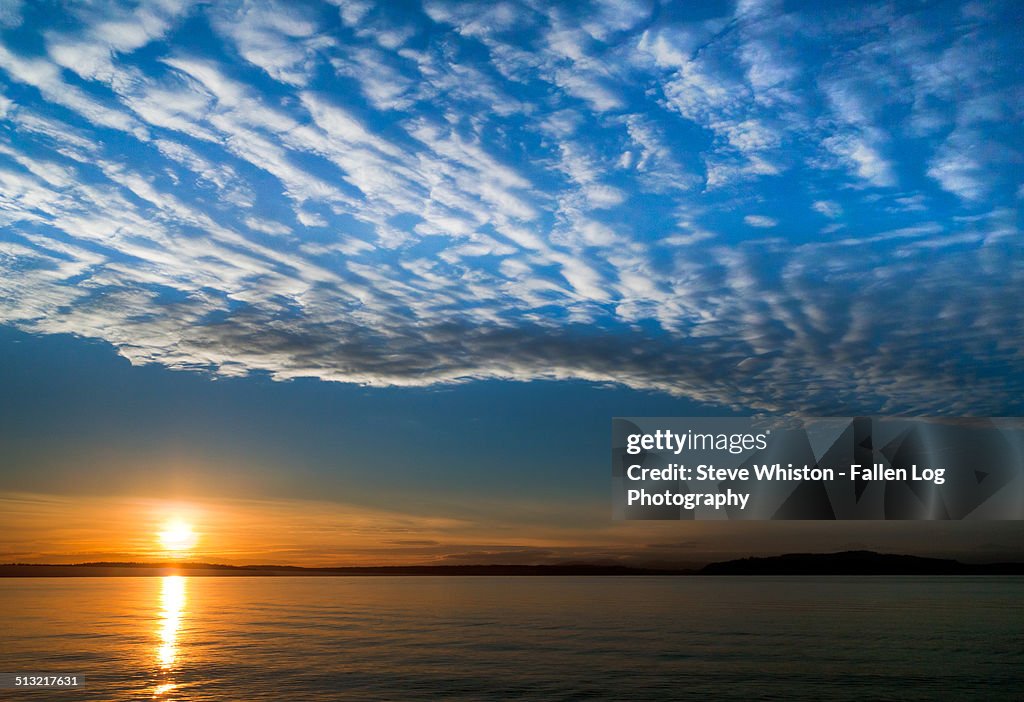 Sunset at Alki Beach