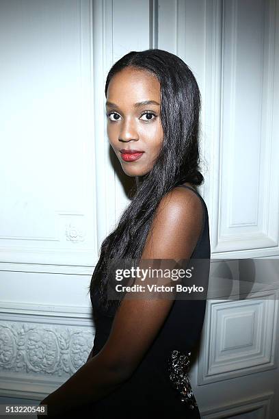 Leila Nda attends Prom 2016 Party hosted by Coach for the Paris Flagship opening as part of the Paris Fashion Week Womenswear Fall/Winter 2016/2017...