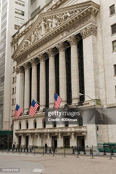 wall street - new york stock exchange old stock pictures, royalty-free photos & images