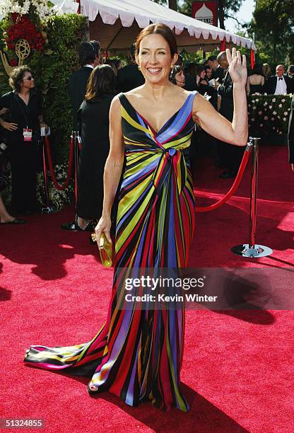 Actress Patricia Heaton attends the 56th Annual Primetime Emmy Awards at the Shrine Auditorium September 19, 2004 in Los Angeles, California.