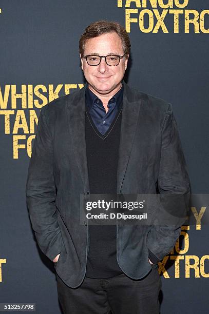 Bob Saget attends the "Whiskey Tango Foxtrot" world premiere at AMC Loews Lincoln Square 13 theater on March 1, 2016 in New York City.