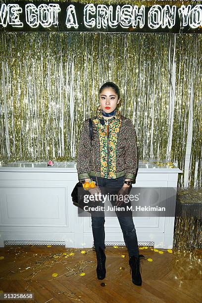 Denni Elias attends Prom 2016 Party hosted by Coach for the Paris Flagship opening as part of the Paris Fashion Week Womenswear Fall/Winter 2016/2017...