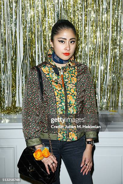 Denni Elias attends Prom 2016 Party hosted by Coach for the Paris Flagship opening as part of the Paris Fashion Week Womenswear Fall/Winter 2016/2017...