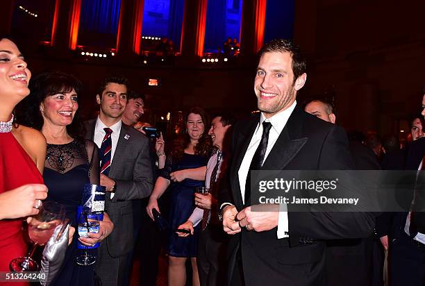 Daniel Girardi attends New York Rangers Casino Night To Benefit The Garden Of Dreams Foundation at Gotham Hall on March 1, 2016 in New York City.