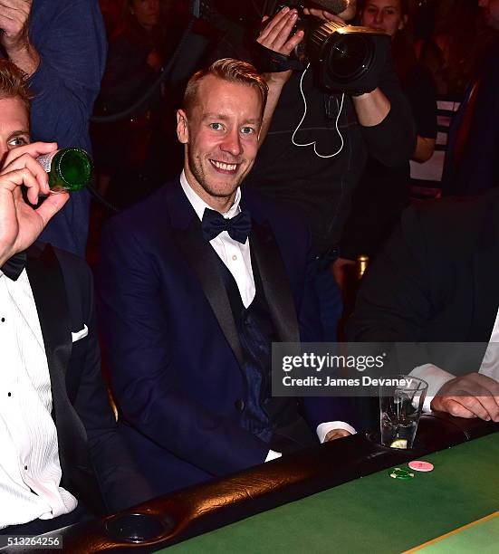 Antti Raanta attends New York Rangers Casino Night To Benefit The Garden Of Dreams Foundation at Gotham Hall on March 1, 2016 in New York City.