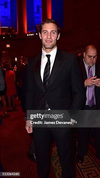 Daniel Girardi attends New York Rangers Casino Night To Benefit The Garden Of Dreams Foundation at Gotham Hall on March 1, 2016 in New York City.